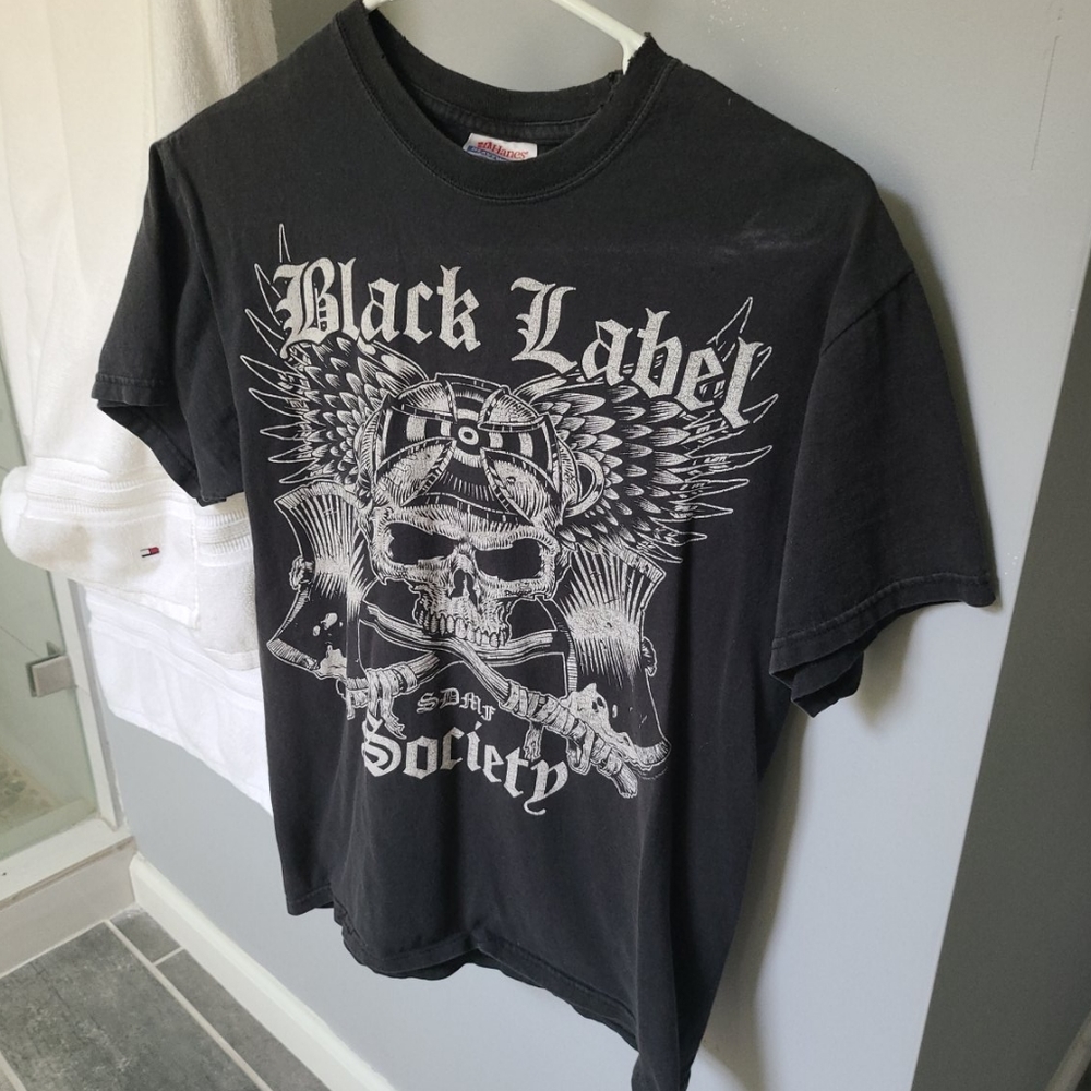 Black label society band tee